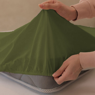 JASMINE stretch sheet satin 160*200