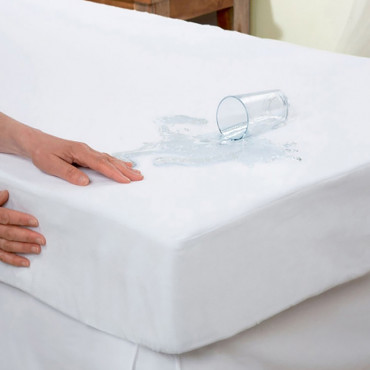 JASMINE Fitted sheet cotton/waterproof 90*200