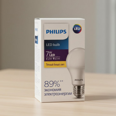 PHILIPS ESS LEDBulb 7W E27 3000K 1 PF