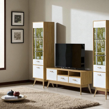 CALGARY OAK NATURAL WHITE MAT COMPACT