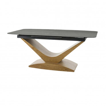 DOLCE CERAMIC GREY PIETRA DI SAVOIA/OAK 180(240)X95
