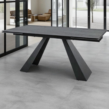 SALVADORE CERAMIC LIGHT GREY PIETRA DI SAVOIA / BLACK MAT