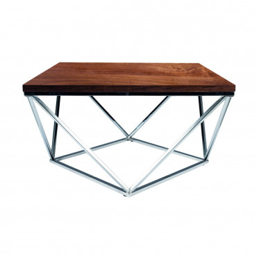 SILVER A COFFEE WALNUT/SILVER 80X80
