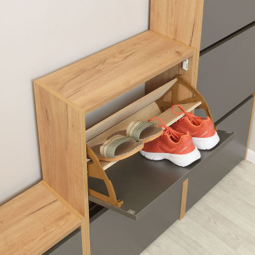 MF.04.03.00-00 OAK KRAFT GOLD K003 PW GRAFIT GREY 0162 PE