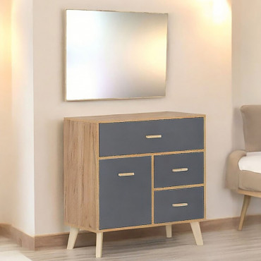 MC.13.00-00 800/400/820 WITH MIRROR OAK GRAFIT K003 PW GR