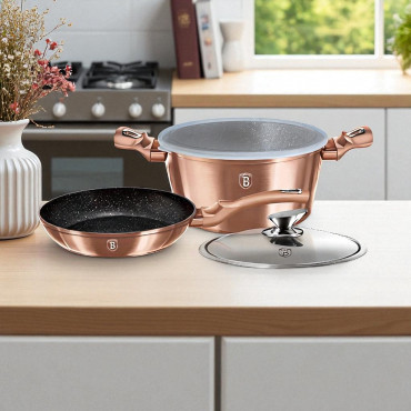 BrlBH/6200 24Cm Rose Gold 3PC