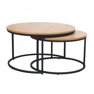 ATLANTA III OAK/BLACK (SET)