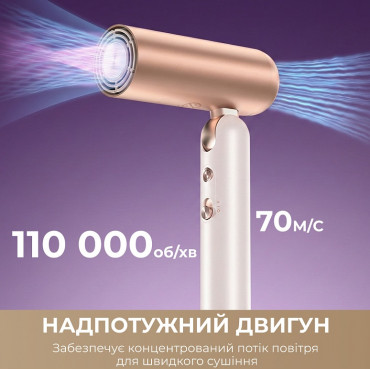 DREAME Нaird ryer Pocket Ultra Rosy White (AHD52)