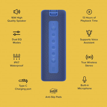 XIAOMI Mi Portable Bluetooth Speaker 16W Blue