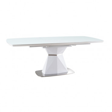 CORTEZ WHITE MAT TABLE 160(210)X90