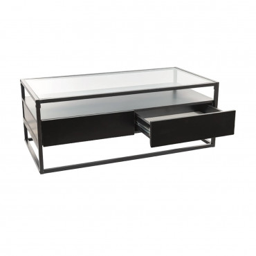 CARLO A TRANSPARENT+ BLACK/BLACK 110X55